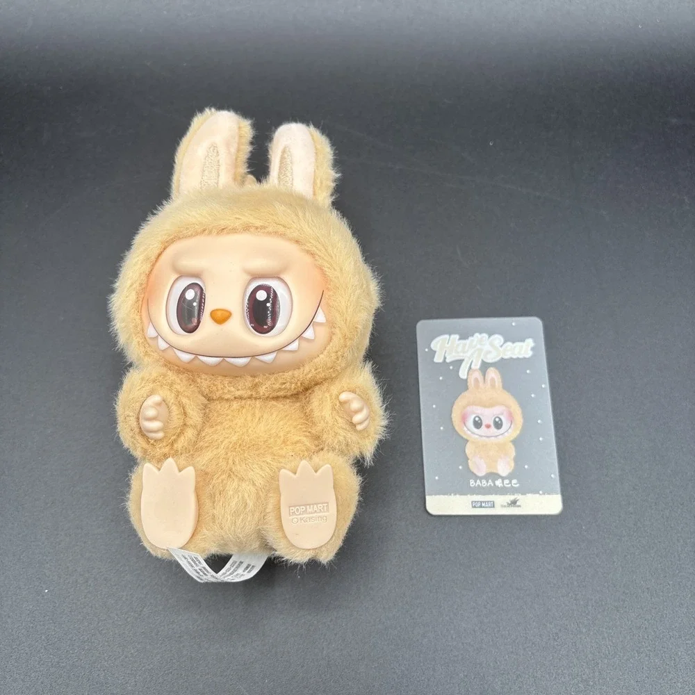 Authentic Pop Mart LABUBU The Monsters Have A Seat Vinyl Plush BABA Bag Charm